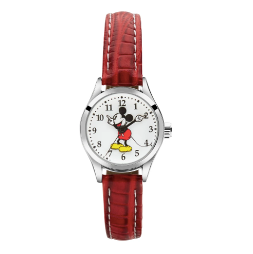 Petite Mickey Red Croco Watch