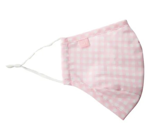 Annabel Trends Kids Face Mask - Pink Checked