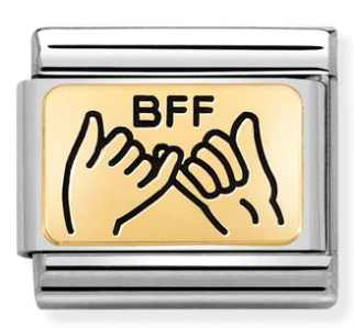 BFF Hands in Gold