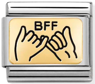 Friends - BFF Hands Gold Charm