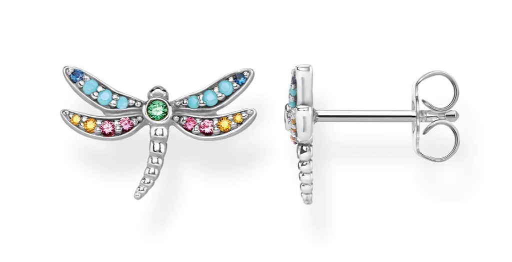Paradise Dragonfly Stud Earring