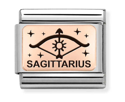 Zodiac - Rose Gold Sagittarius Charm