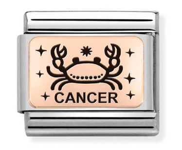 Zodiac - Rose Gold Cancer Charm