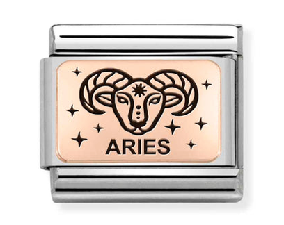 Zodiac - Rose Gold Aries Charm