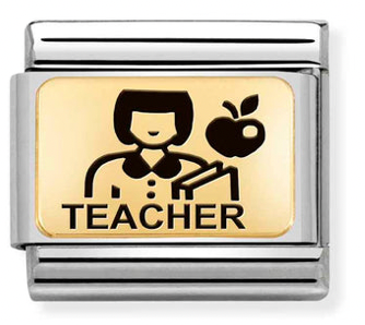 Teacher Gold Charm
