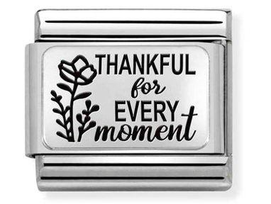 Thankful for Every Moment Charm
