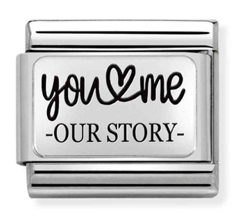 You and Me - Our Story Charm