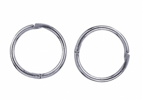 Sterling Silver Plain Sleepers