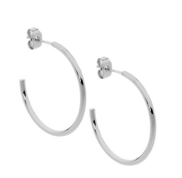 30mm Hoop Earrings - 3 colours