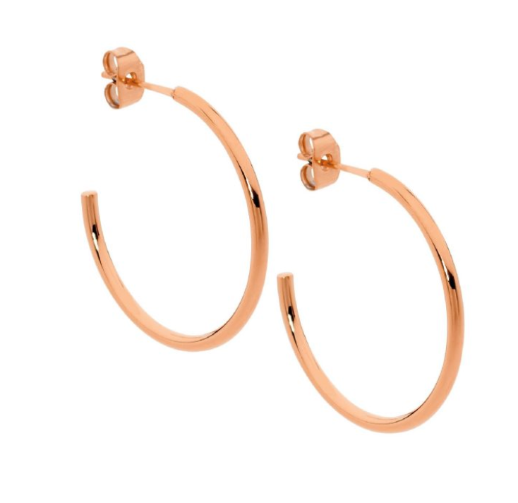 30mm Hoop Earrings - 3 colours