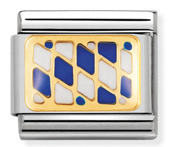 Europe Flag - Bavarian Gold Charm