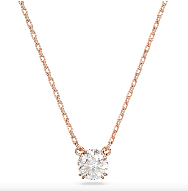 Constella: Round Cut Rosegold Necklace