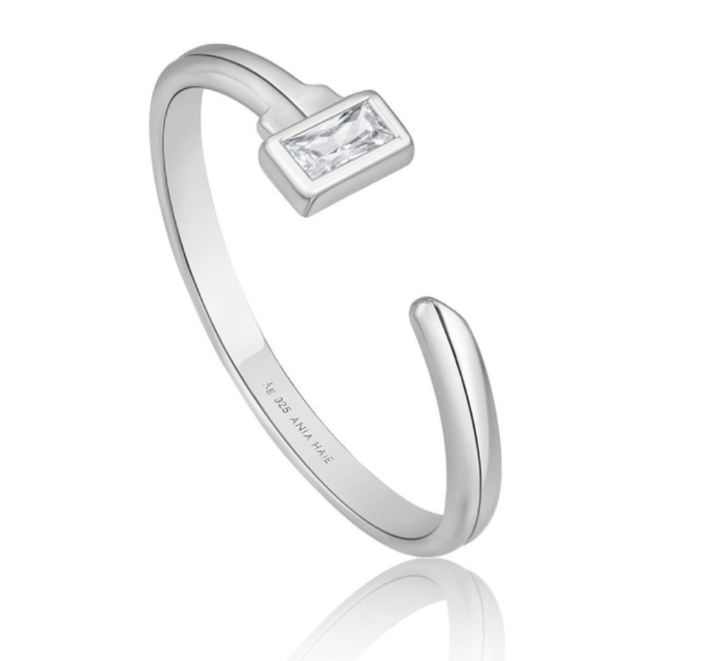Under Lock and Key - Silver with CZ Adjustable Ring – Forever Jewellery ...