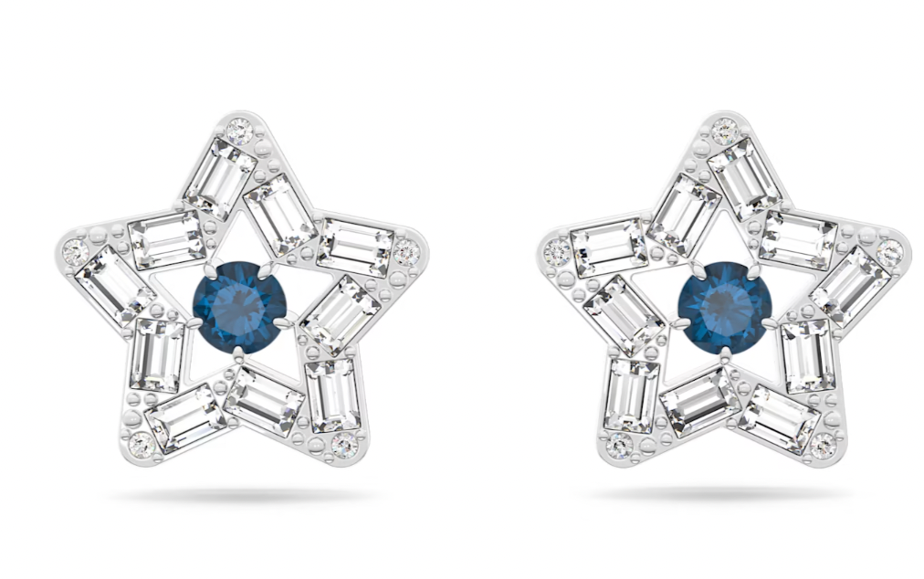 Stella Stud Blue Star Earrings