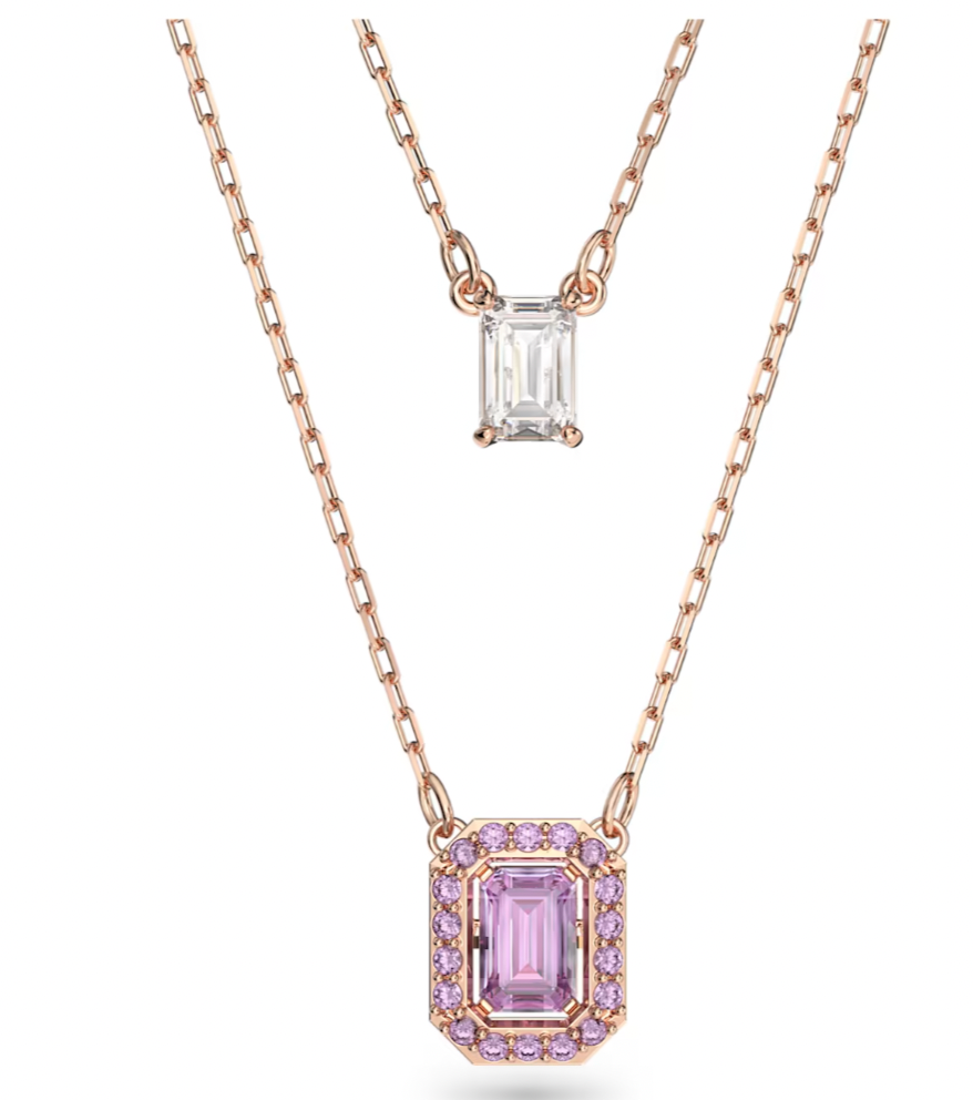 Millenia Pink Layered Necklace
