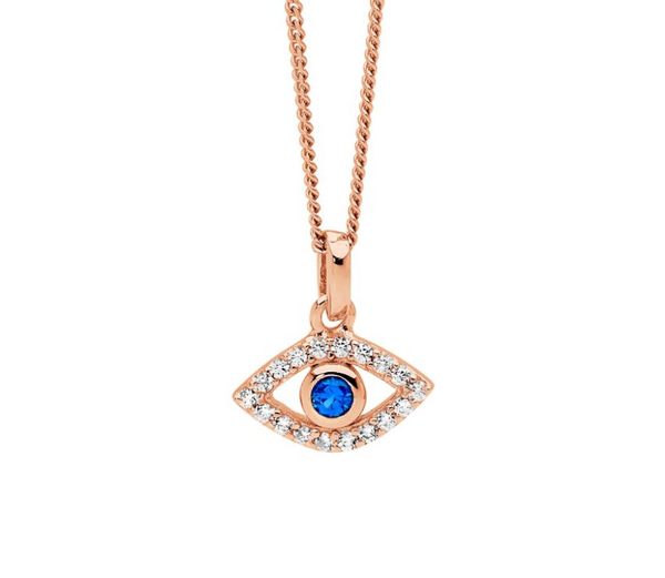 Blue Evil Eye Pendant - 3 colours