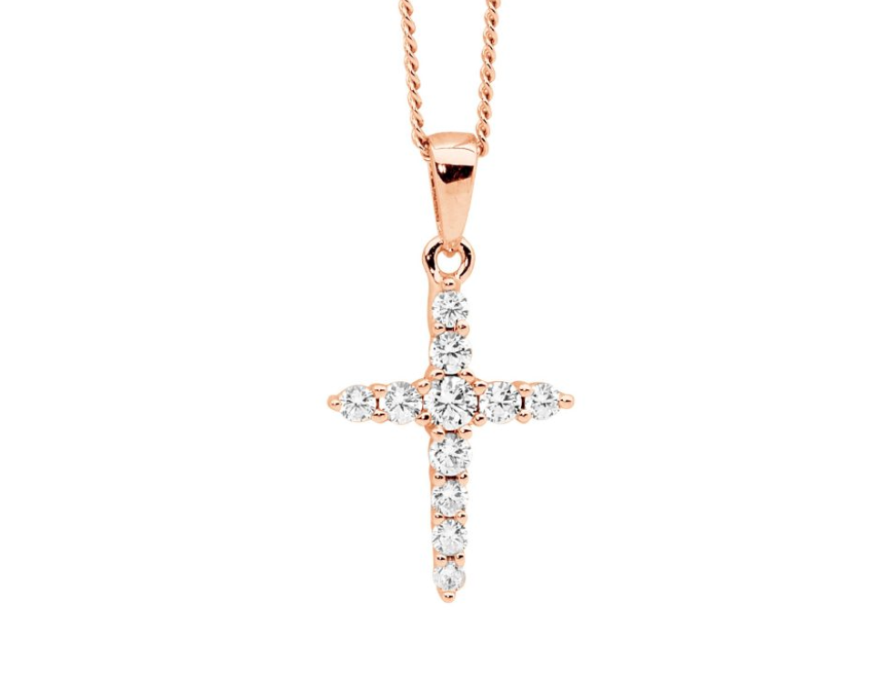 15mm Cross Pendant - 3 colours