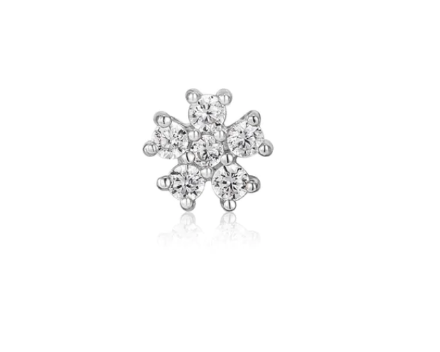 Ear Edit - Sparkle Flower Barbell Studs - 2 colours