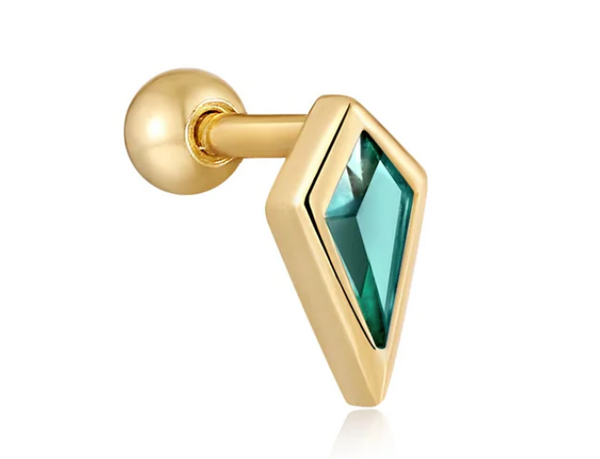 Dance 'Til Dawn - Sparkle Emblem Barbell Single Studs - 3 colours