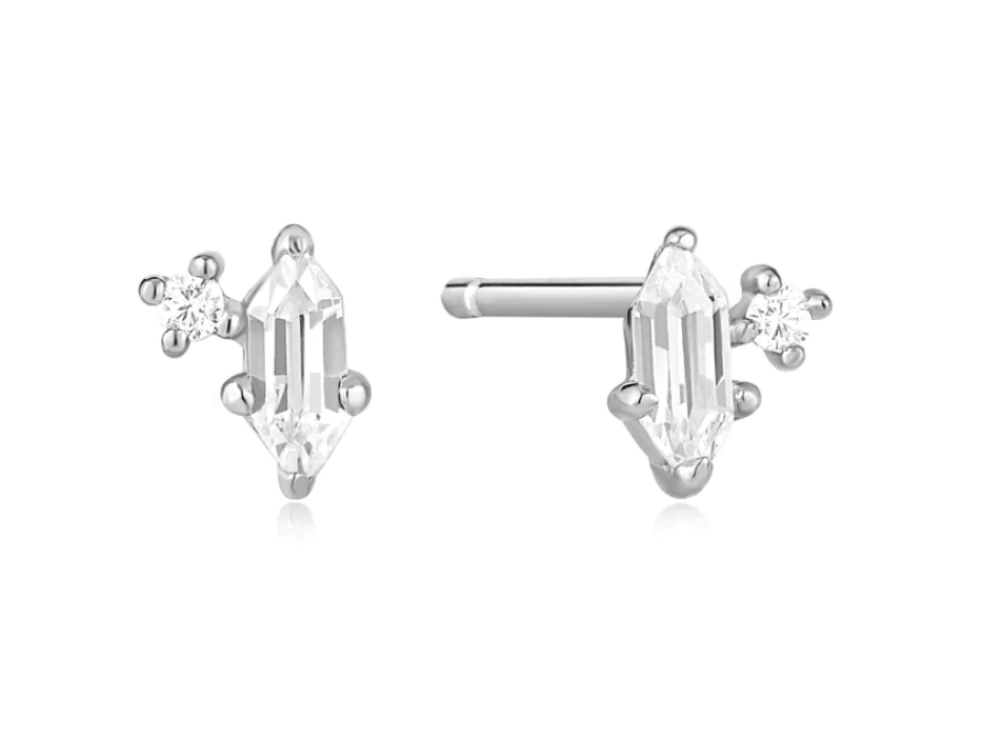 Sparkle Emblem Studs Earrings - 2 colours