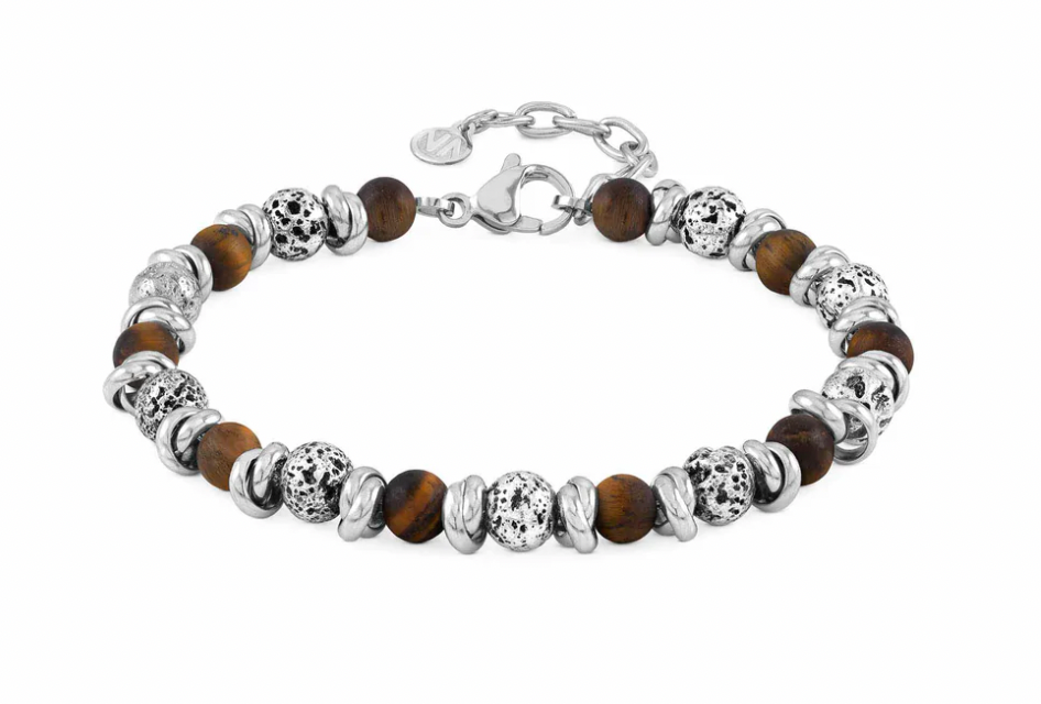 Nomination Lava Stone & Tigers Eye Bracelet