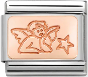 Symbols Angel of Wishes Rosegold Charm - Main Image