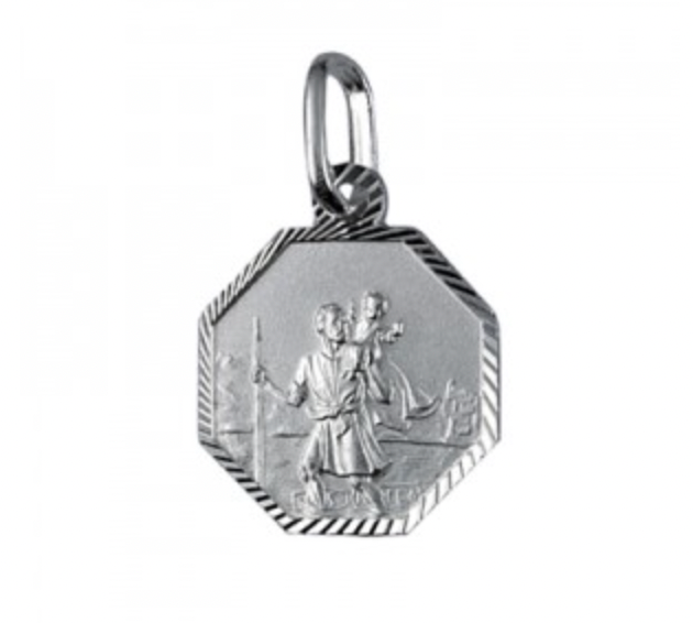 S/S Italian - St Christopher Pendant
