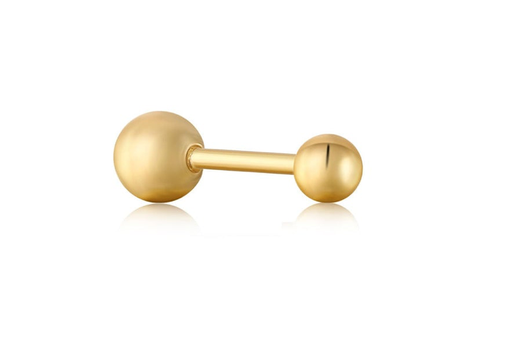 Ear Edit - Mini Sphere Barbell Single Studs - 2 colours