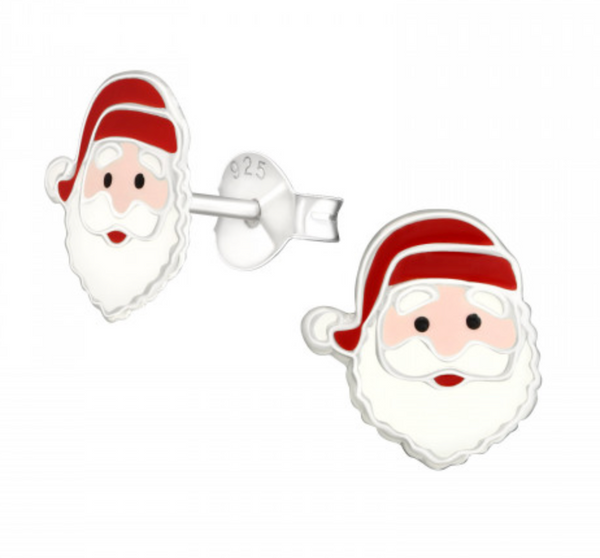 Christmas: Kids Santa Claus Stud Earrings