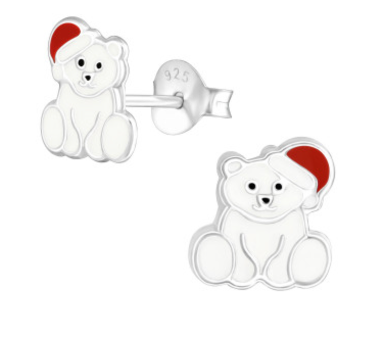 Christmas: Kids Polar Bear Earrings