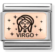 Zodiac - Rose Gold Virgo Charm