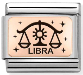 Rose Gold Libra Charm