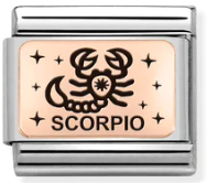 Zodiac - Rose Gold Scorpio Charm
