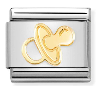 Baby - Pacifier Gold Charm