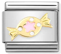 Food & Drinks - Pink Sweet Gold Charm