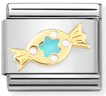 Food & Drinks - Turquoise Sweet Gold Charm