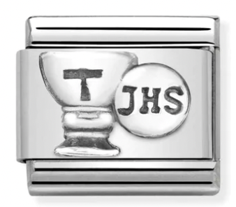 Symbol - Chalice & Host Silver Charm