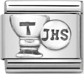 Religion - Chalice & Host Silver Charm