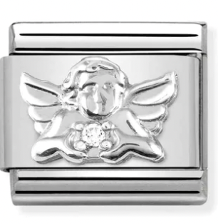 Love - Angel with CZ Charm