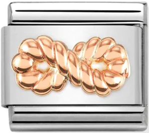 Symbols - Infinite Rope Rosegold Charm