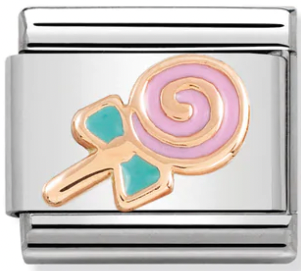 Food & Drinks - Lollypop Rosegold Charm