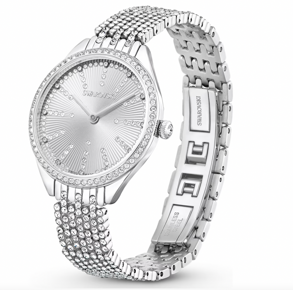 Attract Silver Full Movement Watch