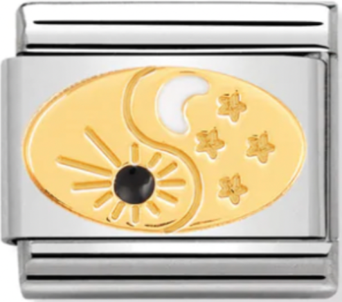 Symbols - Tao Sun & Moon Gold Charm