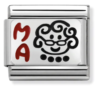 Family - Grandma Silver Charm