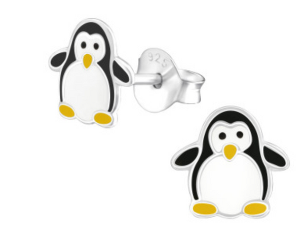Kids Penguin Stud Earrings