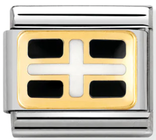 Europe Flag - Cornish Gold Charm