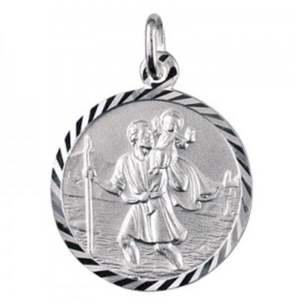 S/S Italian - St Christopher Pendant