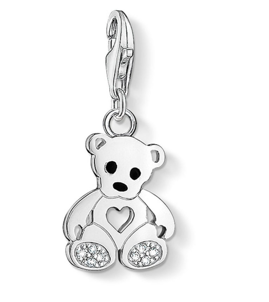 Teddy Bear with Heart Charm