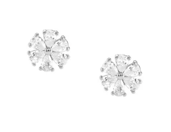 Sweetrock Silver nature flower earrings
