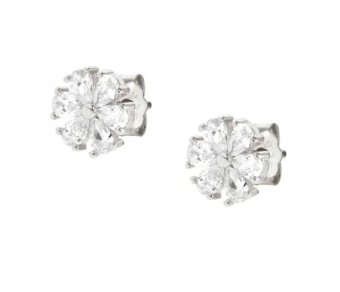 Sweetrock Silver nature flower earrings